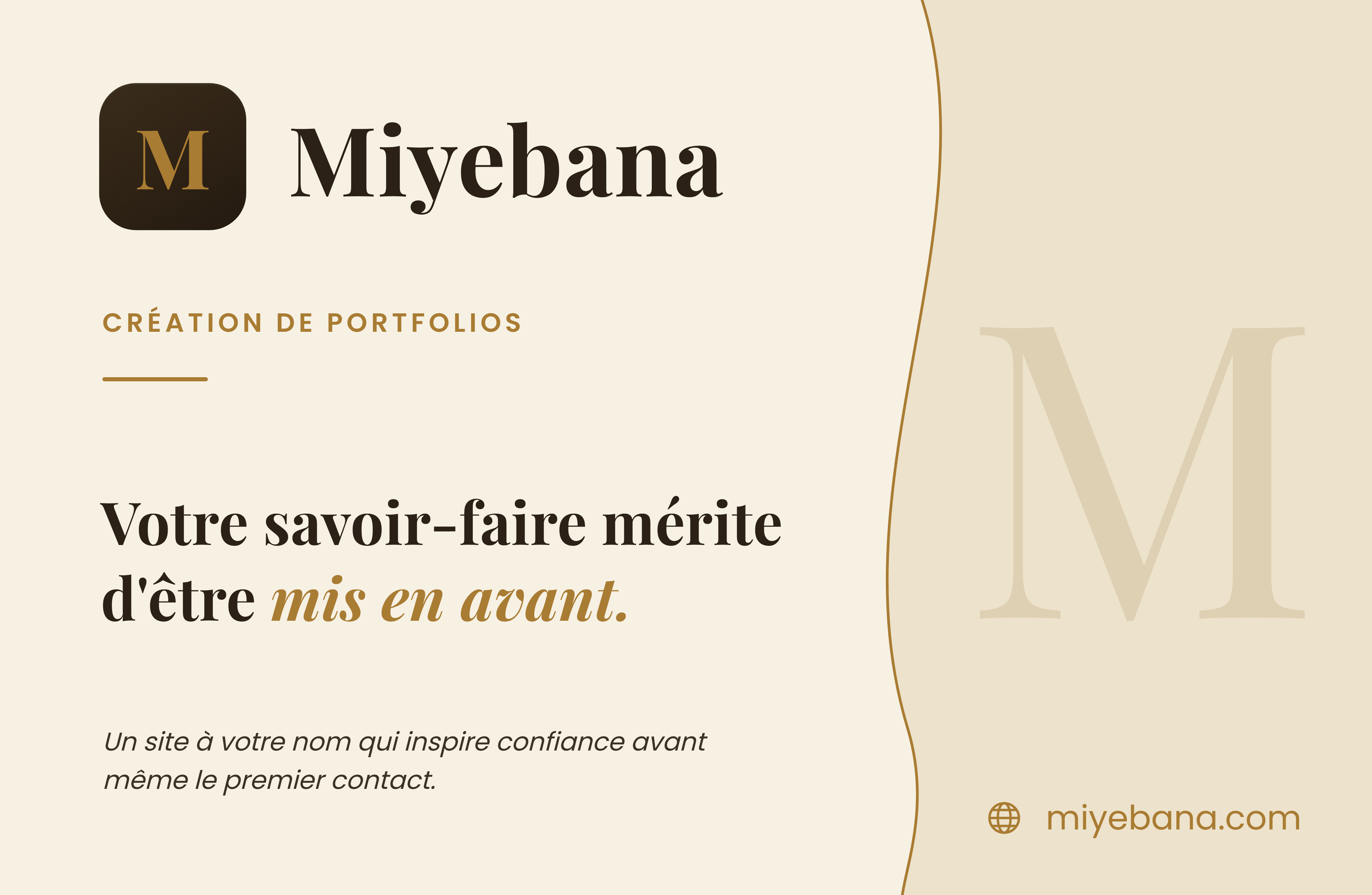 Recto de la carte Miyebana